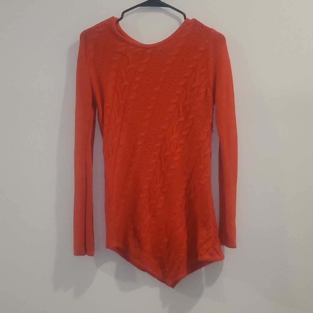 Orange Sweater